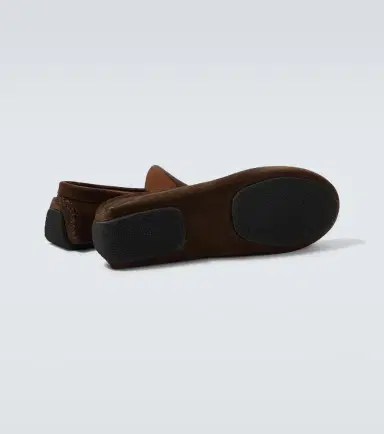 The Row New Lucca suede slip-on shoes | Thumbnail 2 The Row New Lucca suede slip-on shoes | Thumbnail 2