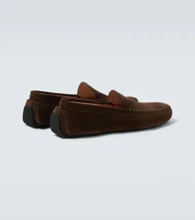 The Row New Lucca suede slip-on shoes | Thumbnail 4 The Row New Lucca suede slip-on shoes | Thumbnail 4