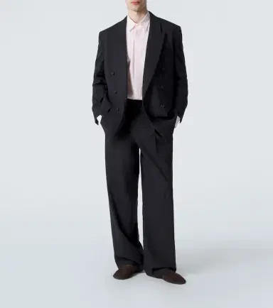 The Row Thom wool wide-leg pants | Thumbnail 3 The Row Thom wool wide-leg pants | Thumbnail 3