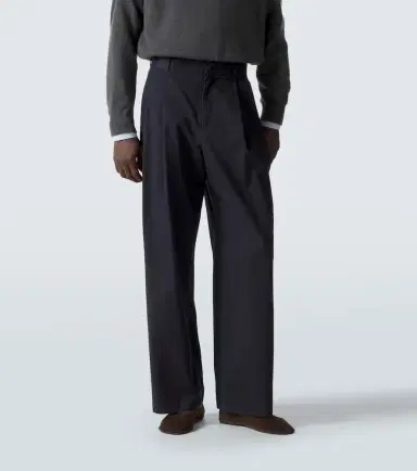The Row Tibor gabardine wide-leg pants | Thumbnail 2 The Row Tibor gabardine wide-leg pants | Thumbnail 2