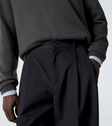 The Row Tibor gabardine wide-leg pants | Thumbnail 4 The Row Tibor gabardine wide-leg pants | Thumbnail 4