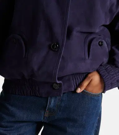 Blaze Milano Blazé Milano Viva Charlie suede bomber jacket | Thumbnail 2 Blaze Milano Blazé Milano Viva Charlie suede bomber jacket | Thumbnail 2
