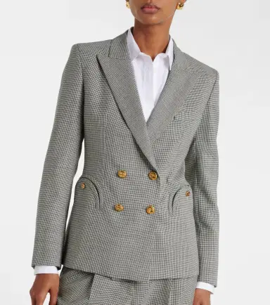Blazé Milano Blazé Milano Charmer houndstooth virgin wool blazer | Thumbnail 3 Blazé Milano Blazé Milano Charmer houndstooth virgin wool blazer | Thumbnail 3