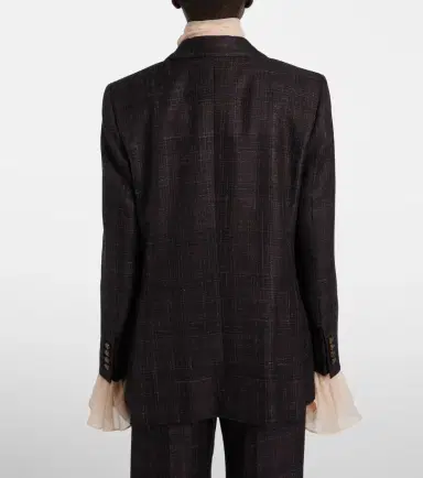 Blaze Milano Blazé Milano Everynight wool, silk, and linen blazer | Thumbnail 4 Blaze Milano Blazé Milano Everynight wool, silk, and linen blazer | Thumbnail 4