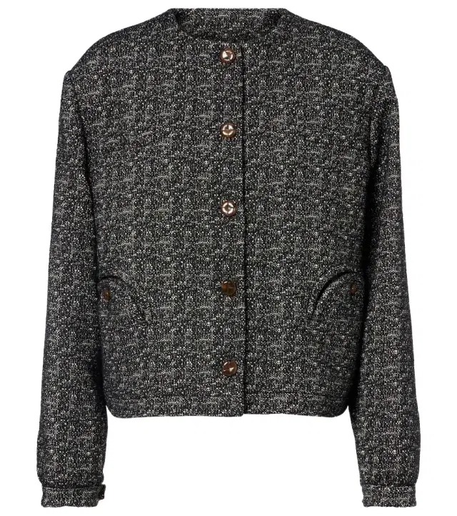 Blazé Milano Antalya mélange cotton-blend jacket Blazé Milano Antalya mélange cotton-blend jacket