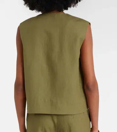 Blazé Milano Blazé Milano Midday Sun linen vest | Thumbnail 3 Blazé Milano Blazé Milano Midday Sun linen vest | Thumbnail 3