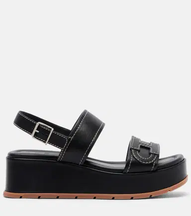 Hogan H703 leather platform sandals | Thumbnail 2 Hogan H703 leather platform sandals | Thumbnail 2