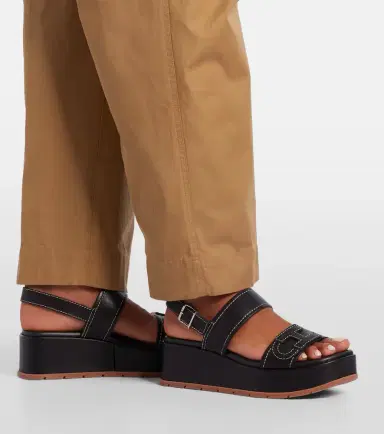 Hogan H703 leather platform sandals | Thumbnail 6 Hogan H703 leather platform sandals | Thumbnail 6