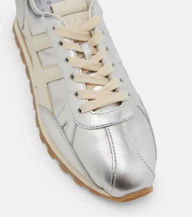 Hogan 86er metallic leather sneakers | Thumbnail 4 Hogan 86er metallic leather sneakers | Thumbnail 4