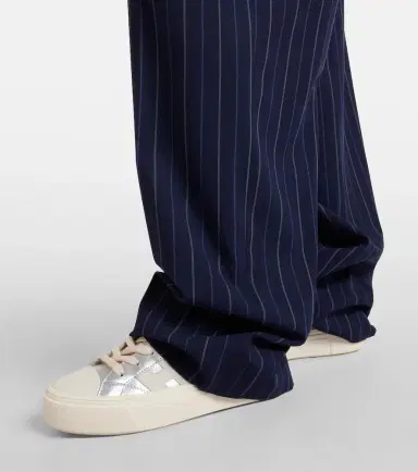 Hogan Crosswind metallic leather sneakers | Thumbnail 5 Hogan Crosswind metallic leather sneakers | Thumbnail 5