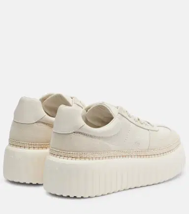 Hogan H710 H-Stripes leather and suede platform sneakers | Thumbnail 2 Hogan H710 H-Stripes leather and suede platform sneakers | Thumbnail 2