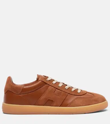 Hogan Cool suede-trimmed leather sneakers | Thumbnail 3 Hogan Cool suede-trimmed leather sneakers | Thumbnail 3