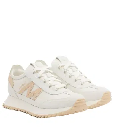 Moncler Pacey2 suede-trimmed sneakers | Thumbnail 1 Moncler Pacey2 suede-trimmed sneakers | Thumbnail 1