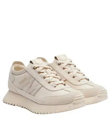 Moncler Pacey2 suede-trimmed sneakers | Thumbnail 1 Moncler Pacey2 suede-trimmed sneakers | Thumbnail 1