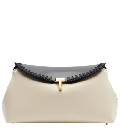 Toteme T-lock leather clutch | Thumbnail 1 Toteme T-lock leather clutch | Thumbnail 1