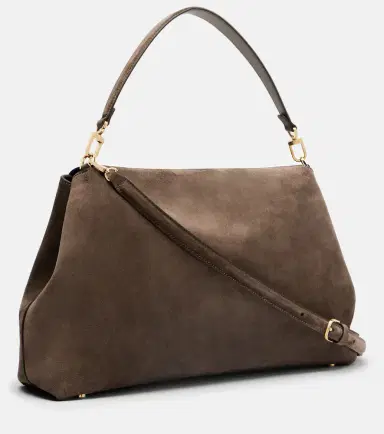 Toteme T-Lock suede shoulder bag | Thumbnail 3 Toteme T-Lock suede shoulder bag | Thumbnail 3