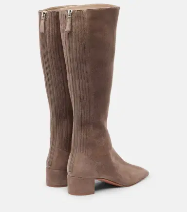 Aquazzura Saint Honoré 35 suede knee-high boots | Thumbnail 3 Aquazzura Saint Honoré 35 suede knee-high boots | Thumbnail 3