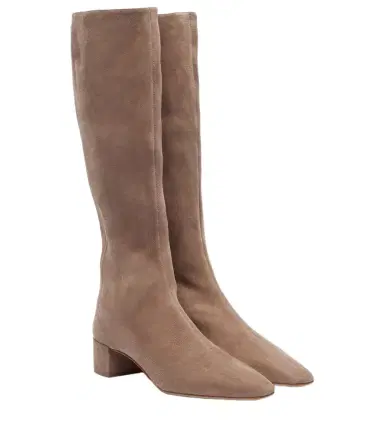 Aquazzura Saint Honoré 35 suede knee-high boots | Thumbnail 1 Aquazzura Saint Honoré 35 suede knee-high boots | Thumbnail 1