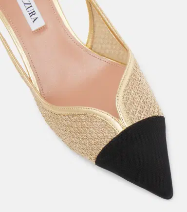 Aquazzura Gia 50 mesh slingback pumps | Thumbnail 6 Aquazzura Gia 50 mesh slingback pumps | Thumbnail 6