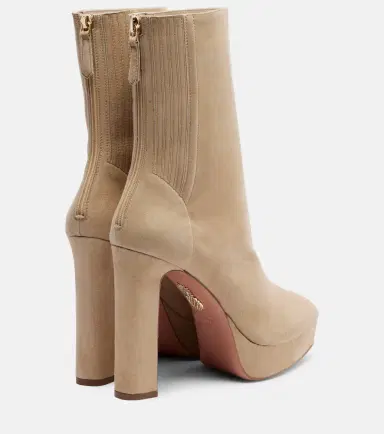 Aquazzura Martine 110 suede platform ankle boots | Thumbnail 4 Aquazzura Martine 110 suede platform ankle boots | Thumbnail 4