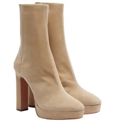 Aquazzura Martine 110 suede platform ankle boots | Thumbnail 1 Aquazzura Martine 110 suede platform ankle boots | Thumbnail 1