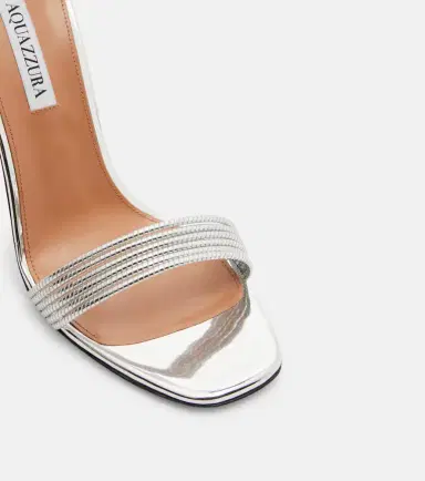 Aquazzura Sway metallic leather sandals | Thumbnail 2 Aquazzura Sway metallic leather sandals | Thumbnail 2