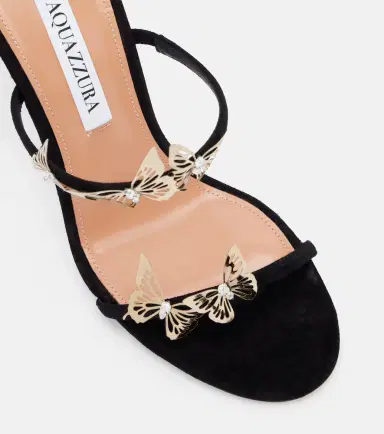 Aquazzura Papillon Sauvage 105 suede sandals | Thumbnail 4 Aquazzura Papillon Sauvage 105 suede sandals | Thumbnail 4