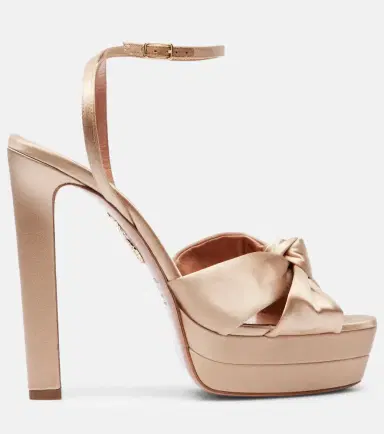 Aquazzura Cupid 130 satin platform sandals | Thumbnail 2 Aquazzura Cupid 130 satin platform sandals | Thumbnail 2