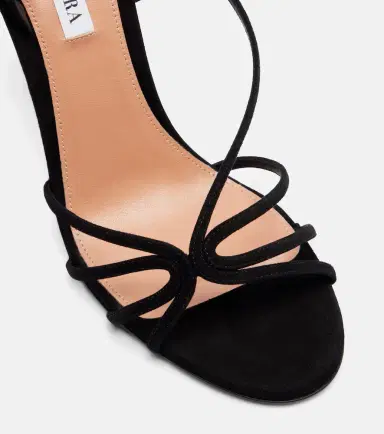 Aquazzura Talk To Me 105 suede slingback sandals | Thumbnail 3 Aquazzura Talk To Me 105 suede slingback sandals | Thumbnail 3
