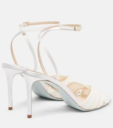 Aquazzura Voile satin and chiffon sandals | Thumbnail 3 Aquazzura Voile satin and chiffon sandals | Thumbnail 3