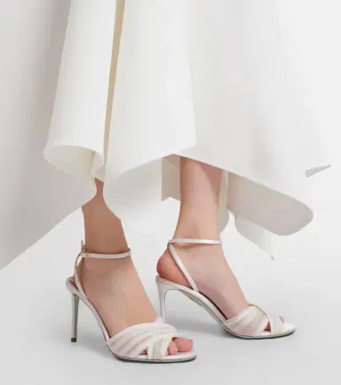 Aquazzura Voile satin and chiffon sandals | Thumbnail 5 Aquazzura Voile satin and chiffon sandals | Thumbnail 5