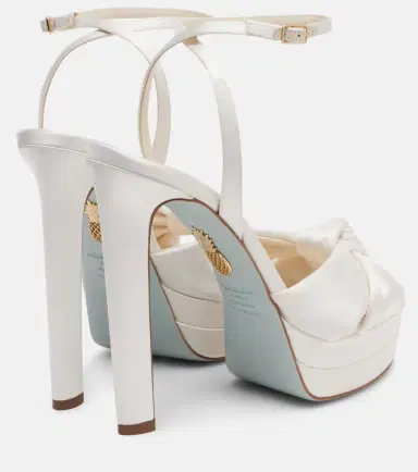 Aquazzura Bridal Cupid 130 silk satin platform sandals | Thumbnail 2 Aquazzura Bridal Cupid 130 silk satin platform sandals | Thumbnail 2