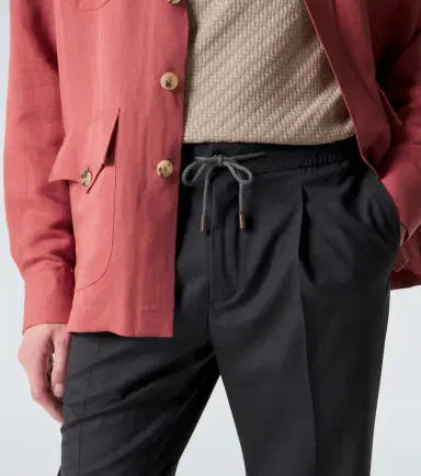 Slowear Virgin wool tapered pants | Thumbnail 2 Slowear Virgin wool tapered pants | Thumbnail 2