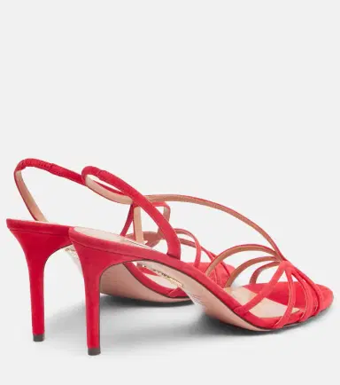 Aquazzura Talk To Me 75 suede sandals | Thumbnail 2 Aquazzura Talk To Me 75 suede sandals | Thumbnail 2