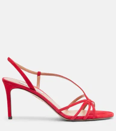 Aquazzura Talk To Me 75 suede sandals | Thumbnail 3 Aquazzura Talk To Me 75 suede sandals | Thumbnail 3