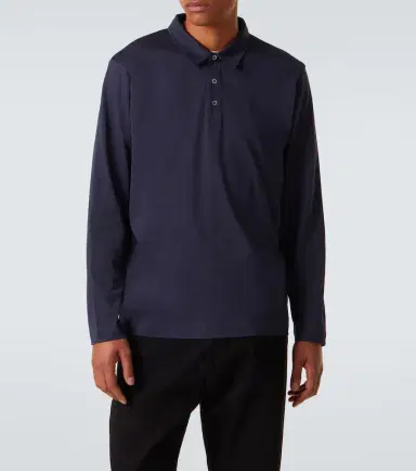 Sunspel Cotton jersey polo shirt | Thumbnail 5 Sunspel Cotton jersey polo shirt | Thumbnail 5