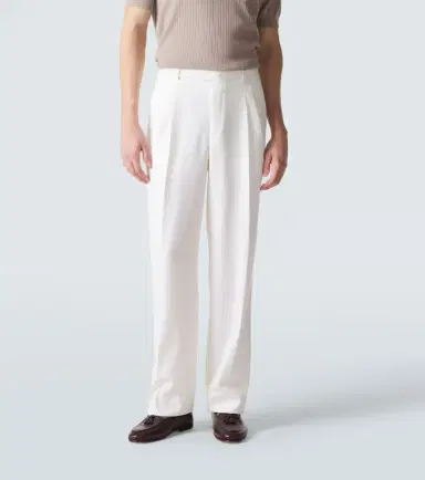 Brioni Elba wool straight pants | Thumbnail 3 Brioni Elba wool straight pants | Thumbnail 3