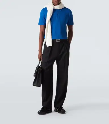 Sunspel Riviera cotton polo shirt | Thumbnail 6 Sunspel Riviera cotton polo shirt | Thumbnail 6