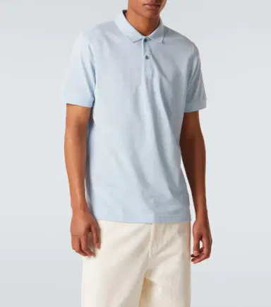 Sunspel Riviera cotton mesh polo shirt | Thumbnail 5 Sunspel Riviera cotton mesh polo shirt | Thumbnail 5