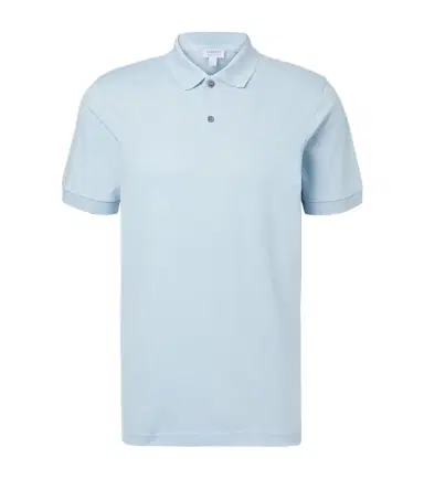 Sunspel Riviera cotton mesh polo shirt | Thumbnail 1 Sunspel Riviera cotton mesh polo shirt | Thumbnail 1