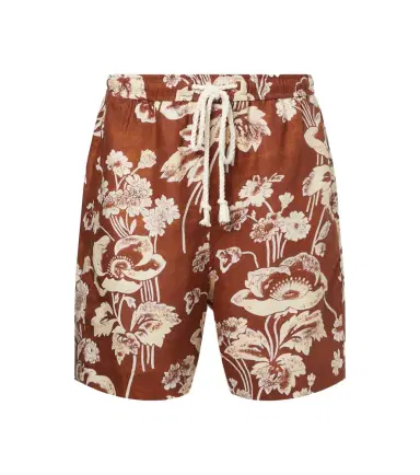 Commas Floral linen Bermuda shorts | Thumbnail 1 Commas Floral linen Bermuda shorts | Thumbnail 1