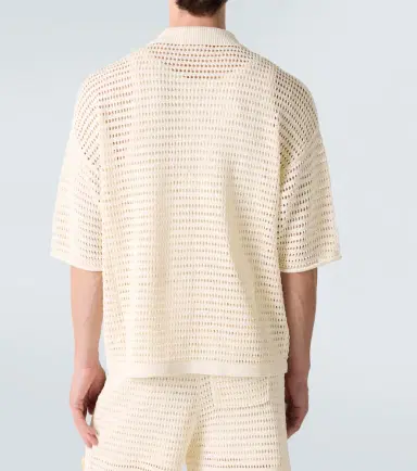 Commas Crochet floral-appliqué open-knit shirt | Thumbnail 2 Commas Crochet floral-appliqué open-knit shirt | Thumbnail 2