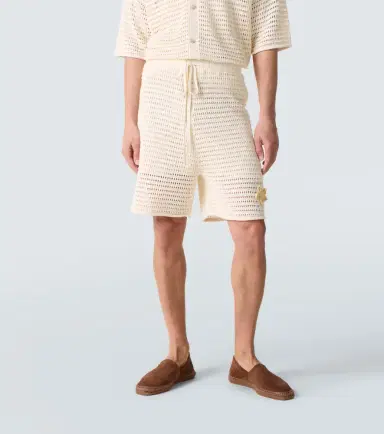 Commas Crochet floral-appliqué open-knit Bermuda shorts | Thumbnail 4 Commas Crochet floral-appliqué open-knit Bermuda shorts | Thumbnail 4