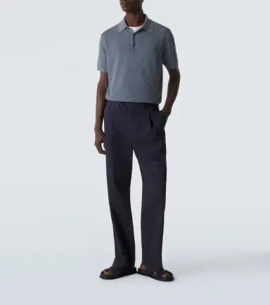 Brioni Leather-trimmed suede sandals | Thumbnail 7 Brioni Leather-trimmed suede sandals | Thumbnail 7