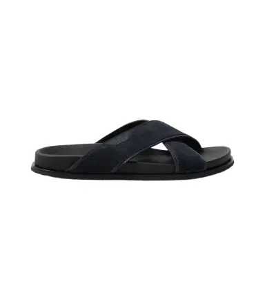 Brioni Leather-trimmed suede sandals | Thumbnail 1 Brioni Leather-trimmed suede sandals | Thumbnail 1
