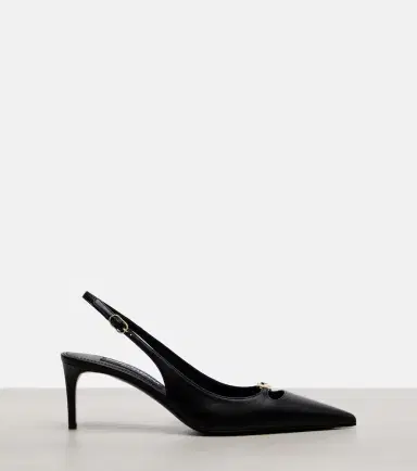 Dolce & Gabbana Lollo DG 60 leather slingback pumps | Thumbnail 3 Dolce & Gabbana Lollo DG 60 leather slingback pumps | Thumbnail 3