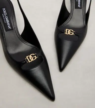 Dolce & Gabbana Lollo DG 60 leather slingback pumps | Thumbnail 4 Dolce & Gabbana Lollo DG 60 leather slingback pumps | Thumbnail 4