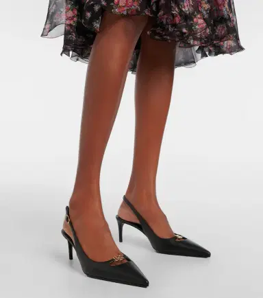 Dolce & Gabbana Lollo DG 60 leather slingback pumps | Thumbnail 6 Dolce & Gabbana Lollo DG 60 leather slingback pumps | Thumbnail 6