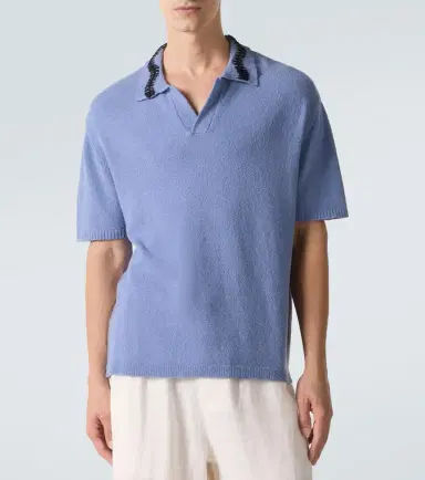 Commas Embroidered cotton-blend polo shirt | Thumbnail 3 Commas Embroidered cotton-blend polo shirt | Thumbnail 3
