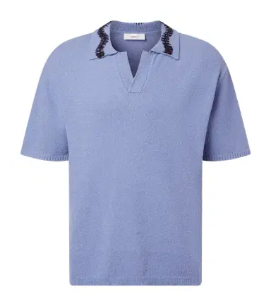 Commas Embroidered cotton-blend polo shirt | Thumbnail 1 Commas Embroidered cotton-blend polo shirt | Thumbnail 1